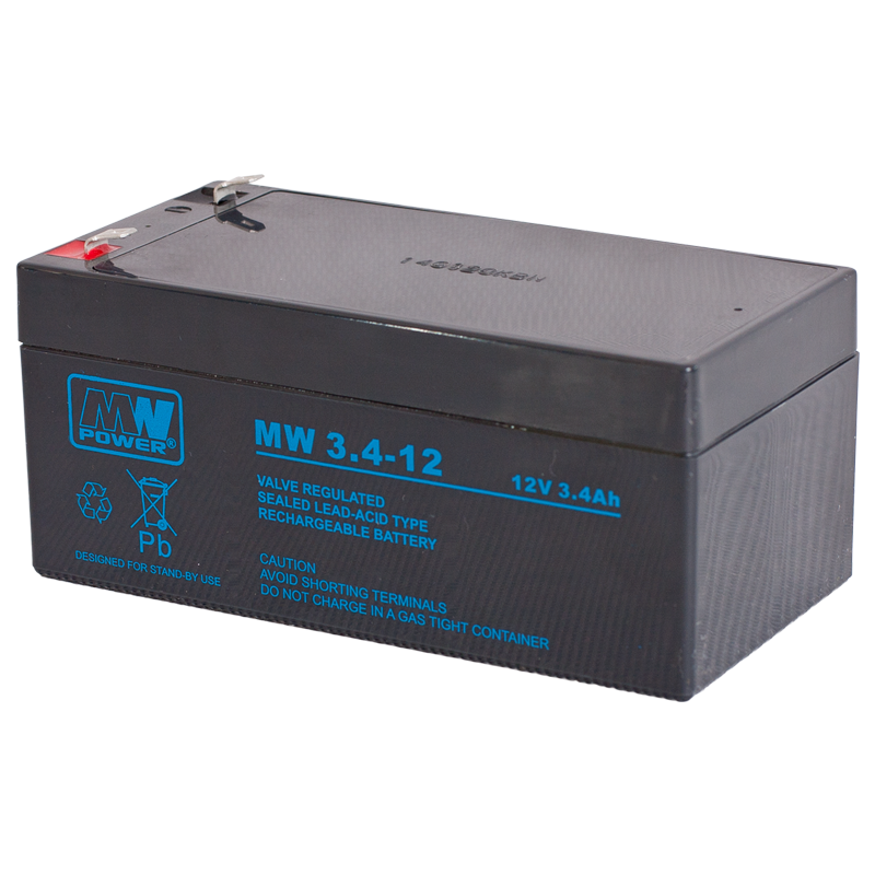 AKUMULATOR MW 12V / 3,4AH